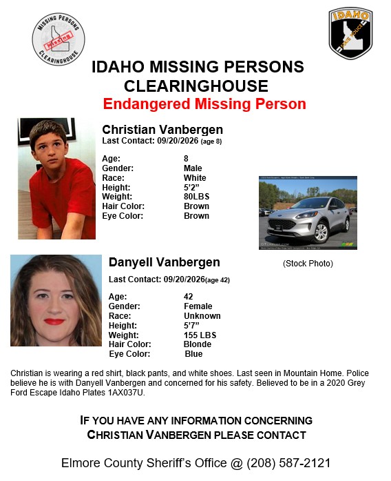 Endangered Missing Persons Alert Christian Apollo Vanbergen Age 8