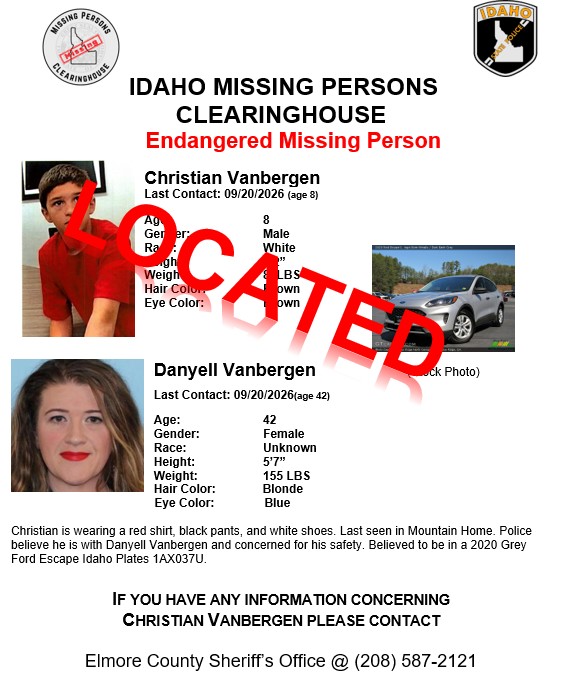 **CANCEL**Endangered Missing Persons Alert Christian Apollo Vanbergen Age 8